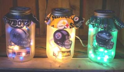 Lighted Mason Jars by Jim's Custom Crafts
