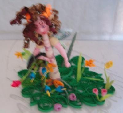 Handmade Craft Ideas Paper Quilling on 3d Quilled Fairy