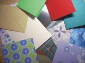 assorted crafting paper